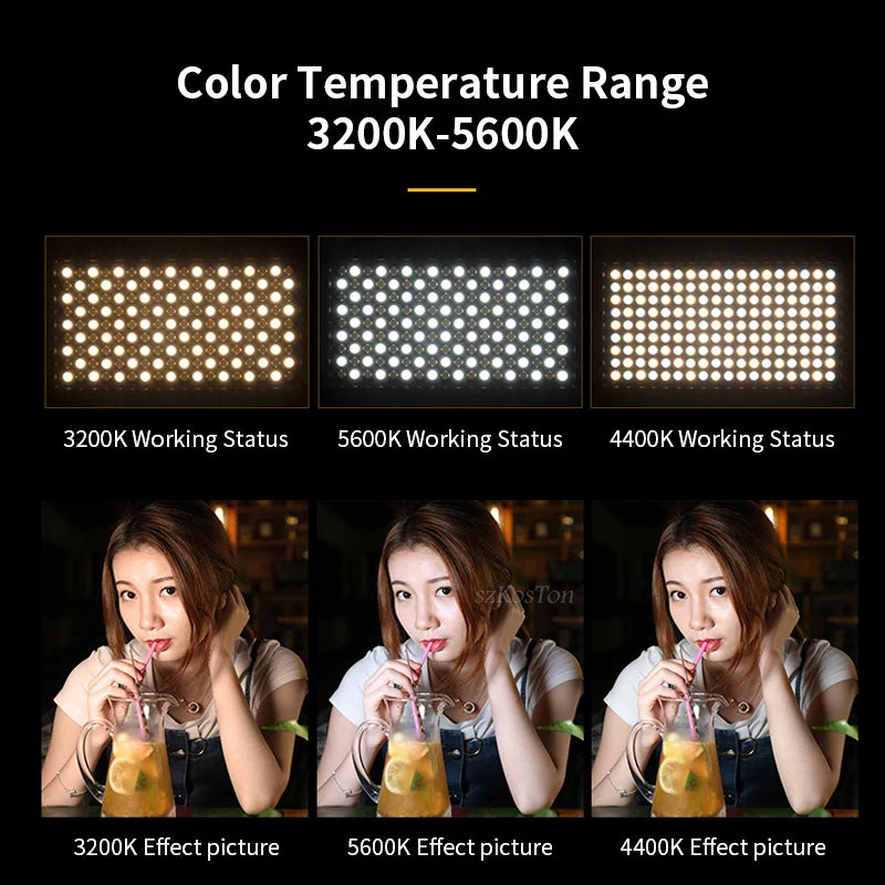 LED Video Lights Makeup Fill Lighting Photographic Photo Studio Lamp For Youbute Live Streaming Optional Tripod Stand