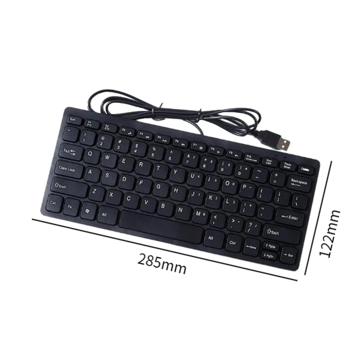 USB Wired Keyboard 78 keys Keyboard Ergonomic Design Silent Keystroke for Personal Computer Office Desktop Computer Home Laptop