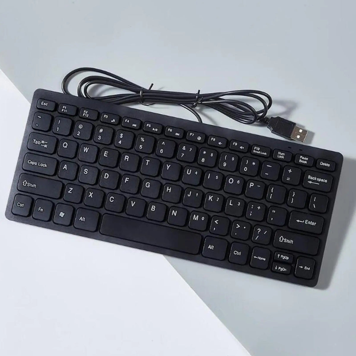 USB Wired Keyboard 78 keys Keyboard Ergonomic Design Silent Keystroke for Personal Computer Office Desktop Computer Home Laptop