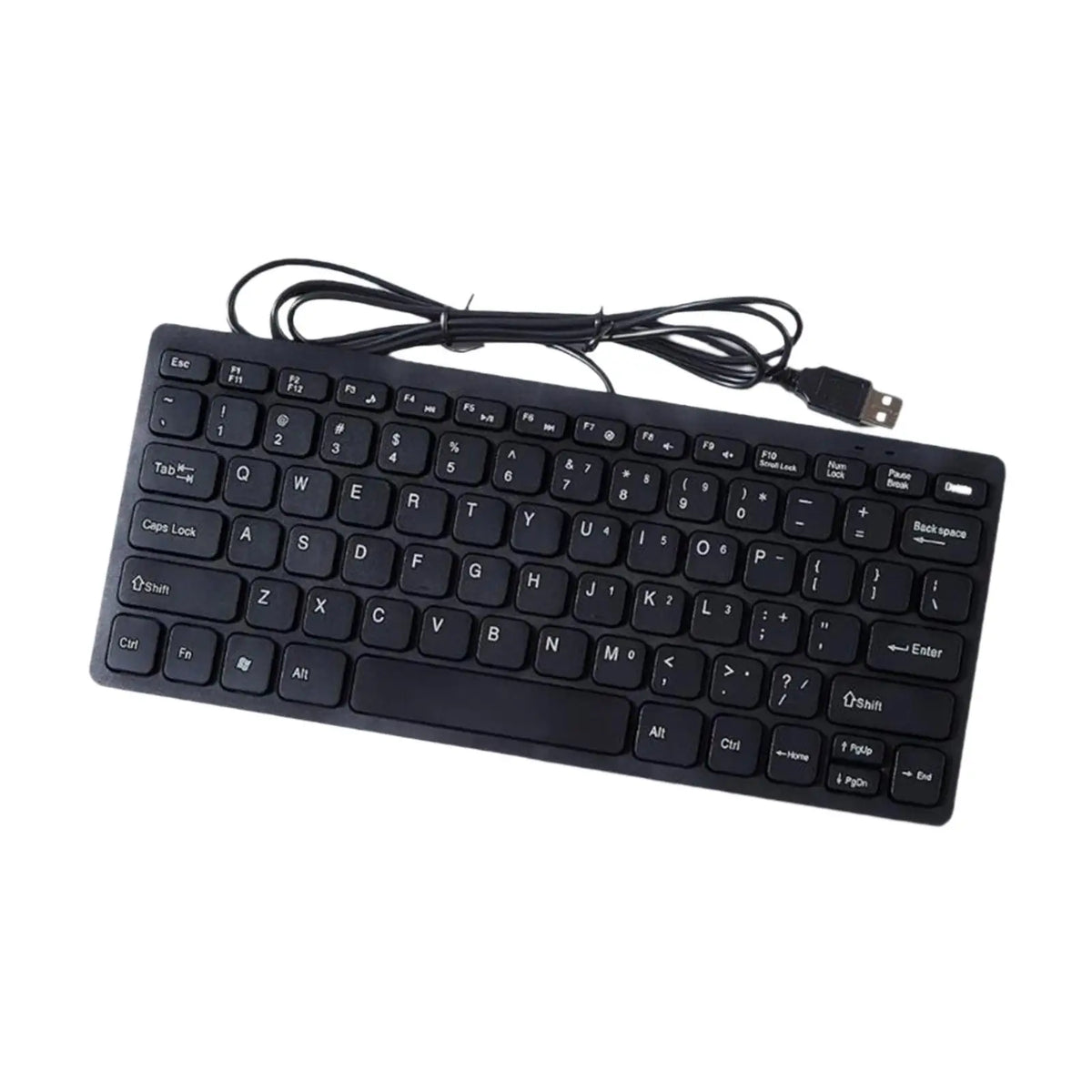 USB Wired Keyboard 78 keys Keyboard Ergonomic Design Silent Keystroke for Personal Computer Office Desktop Computer Home Laptop