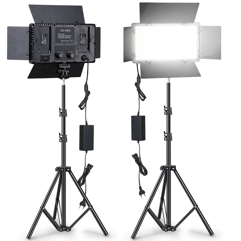 LED Video Lights Makeup Fill Lighting Photographic Photo Studio Lamp For Youbute Live Streaming Optional Tripod Stand