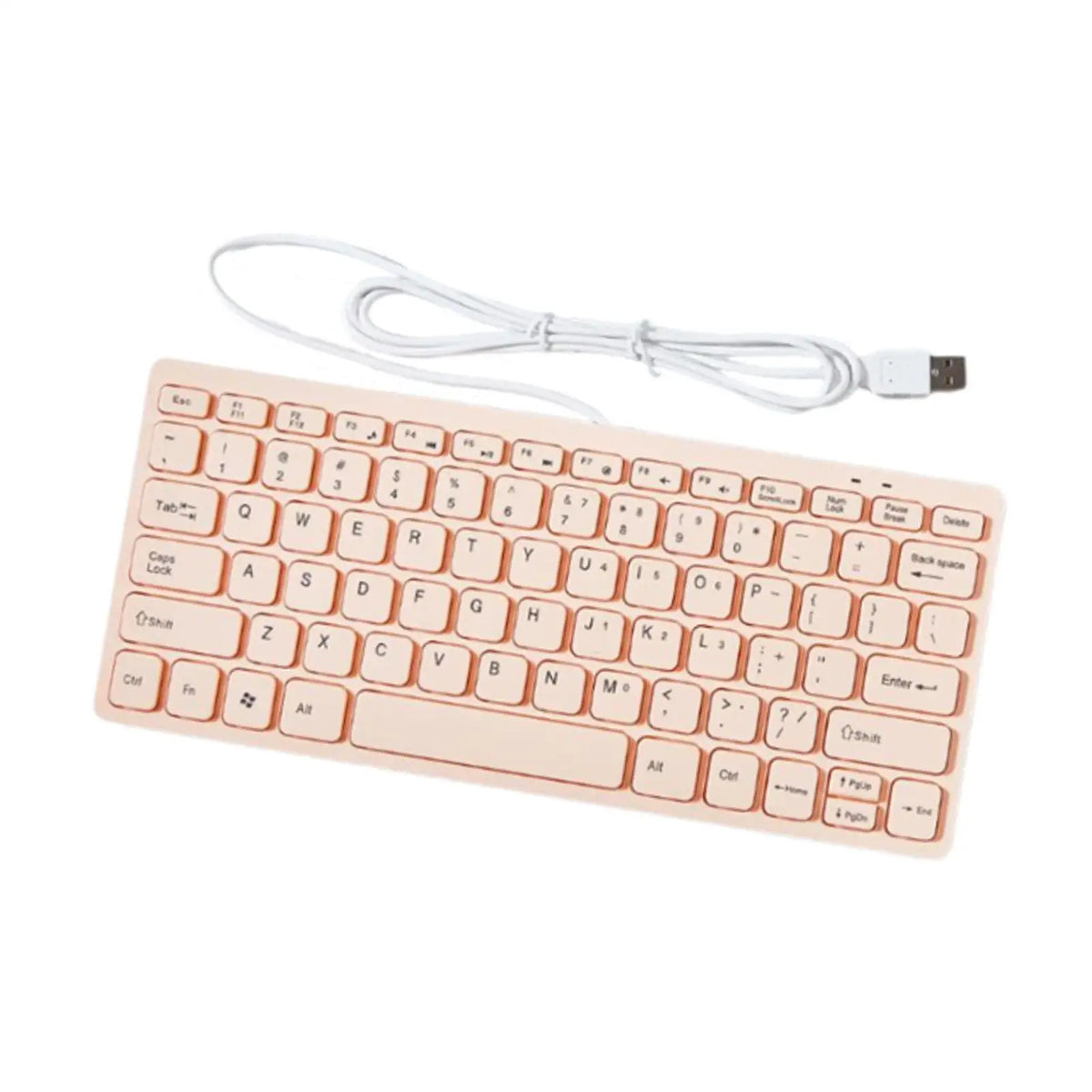 USB Wired Keyboard 78 keys Keyboard Ergonomic Design Silent Keystroke for Personal Computer Office Desktop Computer Home Laptop