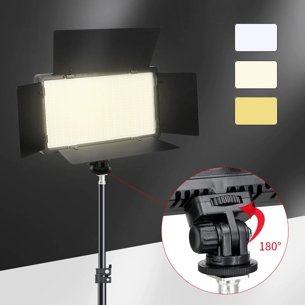LED Video Lights Makeup Fill Lighting Photographic Photo Studio Lamp For Youbute Live Streaming Optional Tripod Stand
