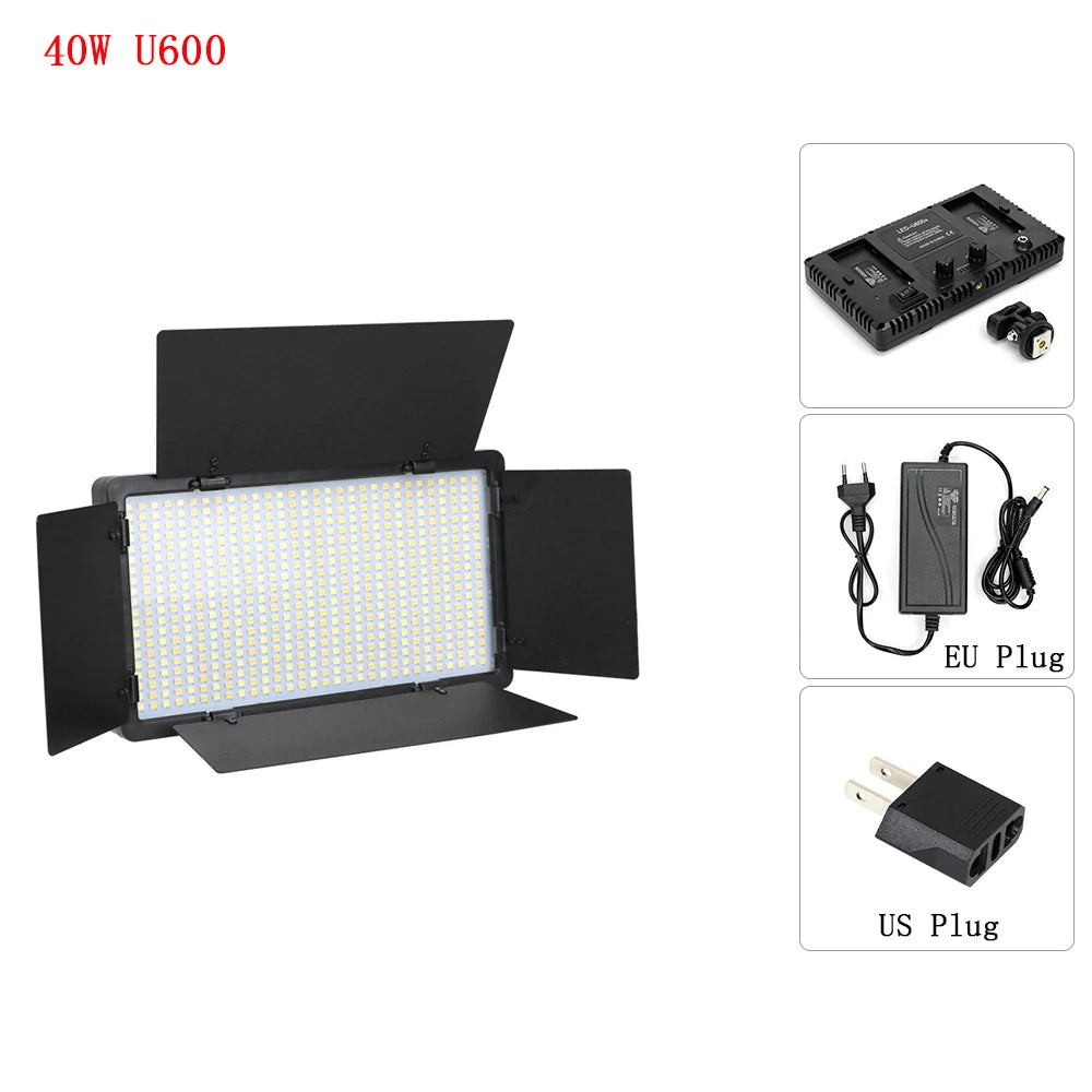 LED Video Lights Makeup Fill Lighting Photographic Photo Studio Lamp For Youbute Live Streaming Optional Tripod Stand