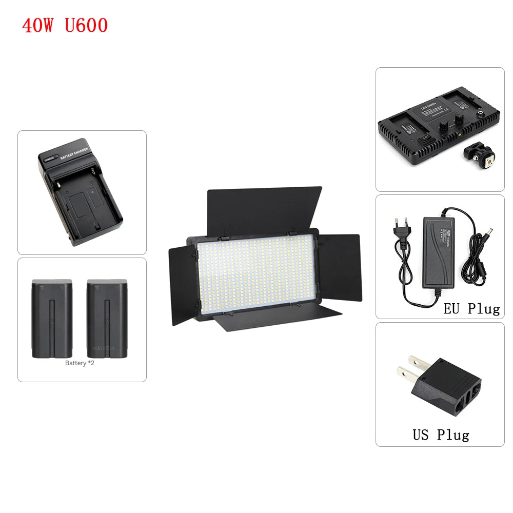 LED Video Lights Makeup Fill Lighting Photographic Photo Studio Lamp For Youbute Live Streaming Optional Tripod Stand