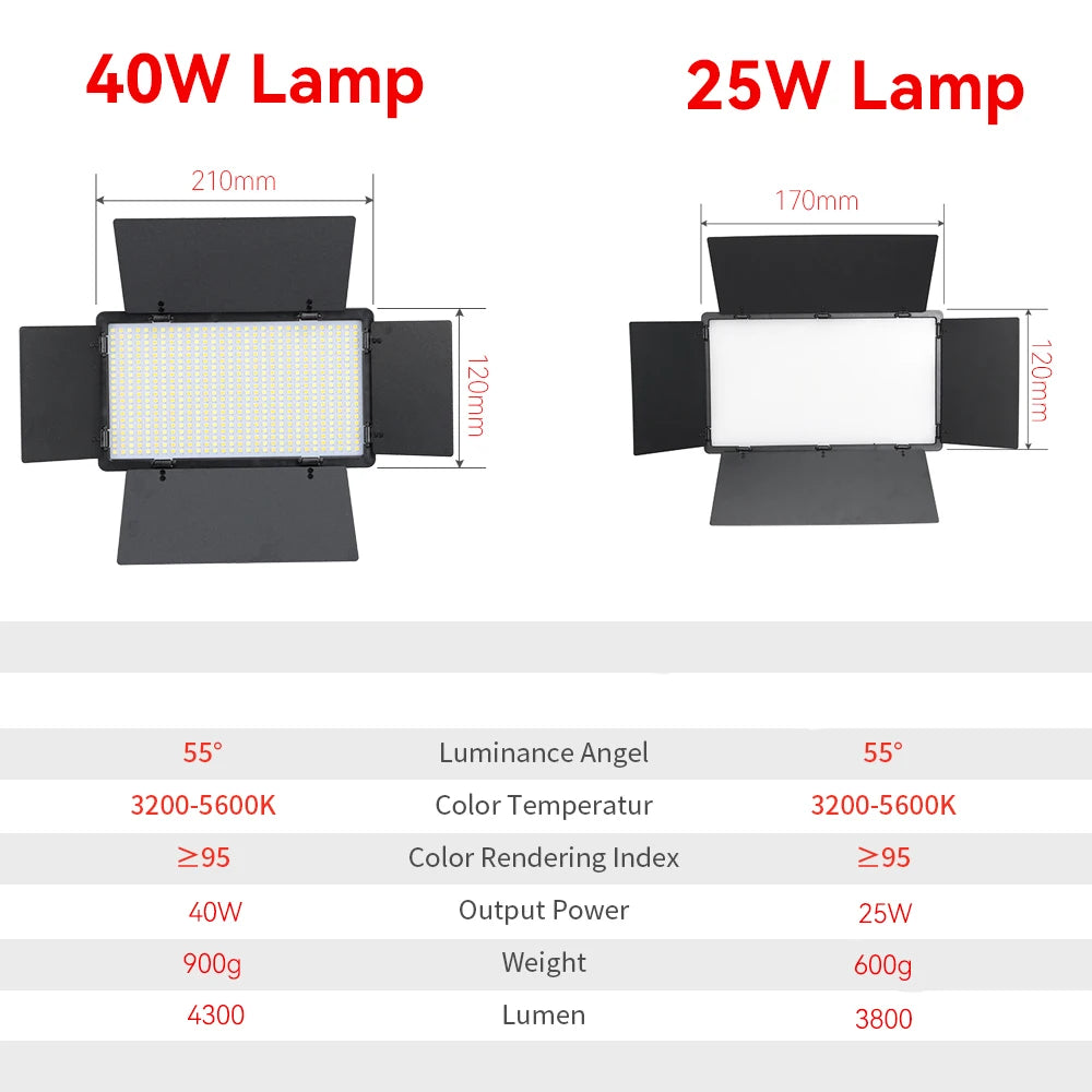 LED Video Lights Makeup Fill Lighting Photographic Photo Studio Lamp For Youbute Live Streaming Optional Tripod Stand